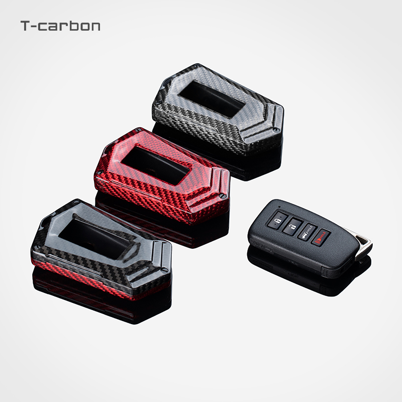 T-carbon бренд углеродное волокно Прямые продажи новые продукты Запуск модификации автомобильных ключей для LEXSU RX GS IS NX key cover