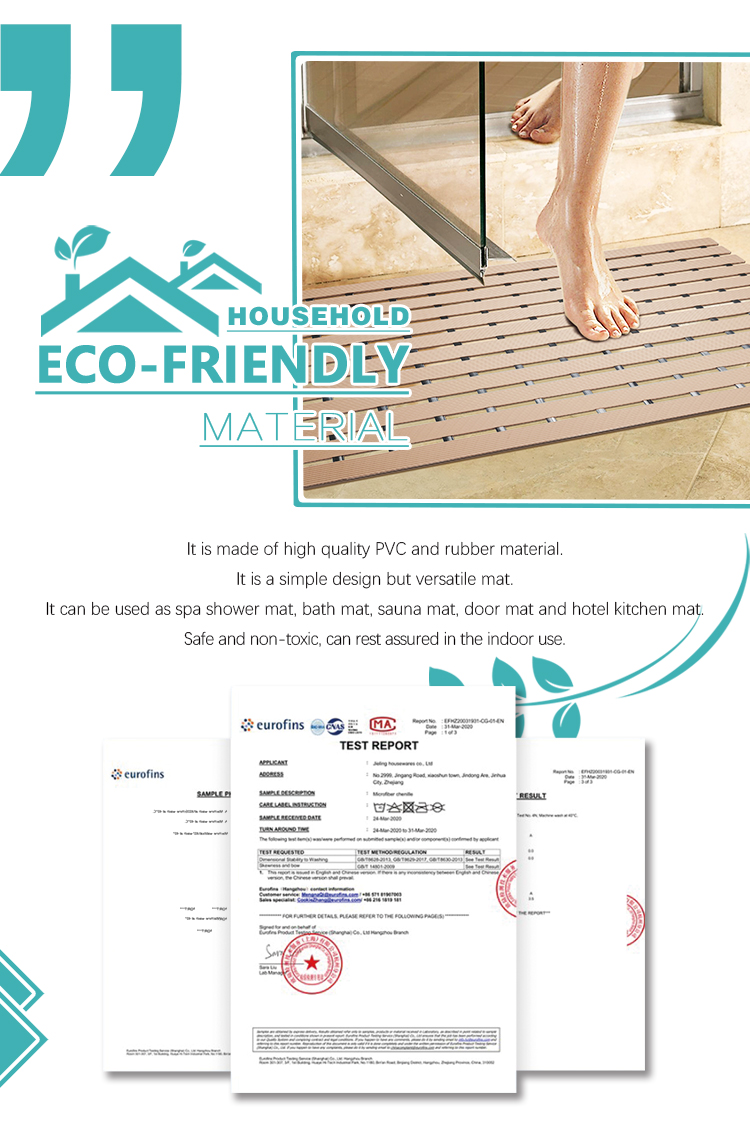 China Manufacturer silicone bathroom corner plastic thick shower mat full body spa bath pillow mat(图3)