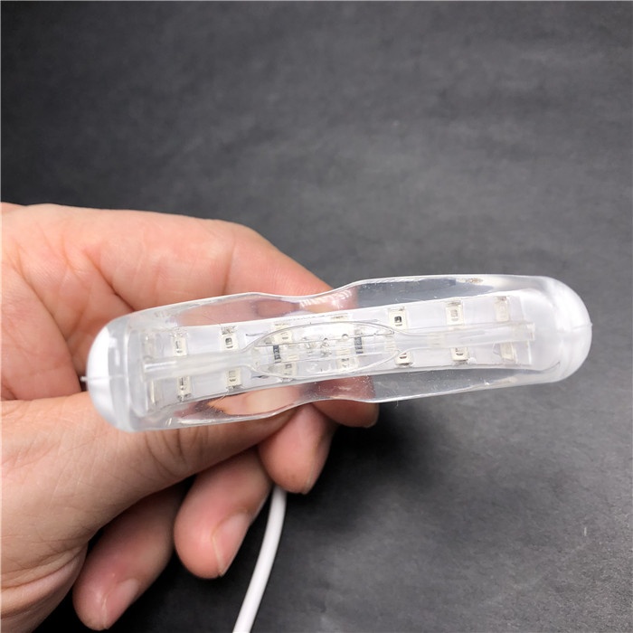 Новое ультратонкое портативное отбеливание зубов с 16 светодиодами, синий свет для iphone, android, usb и Type-C