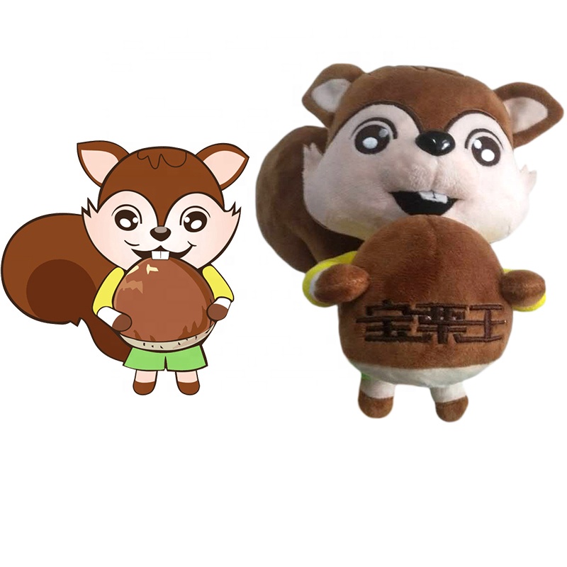 Оптовая продажа с завода, мягкая плюшевая игрушка с мультяшным животным