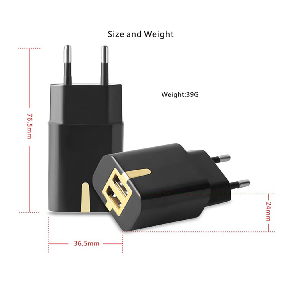 Сетевое зарядное устройство с двумя usb-портами