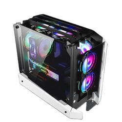 Desktop Entry-level Gaming Case With Led Fan Transparent Glass Panel