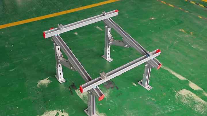 Aluminum Universal Solar Panel Ground Mounting System with Adjustable ...