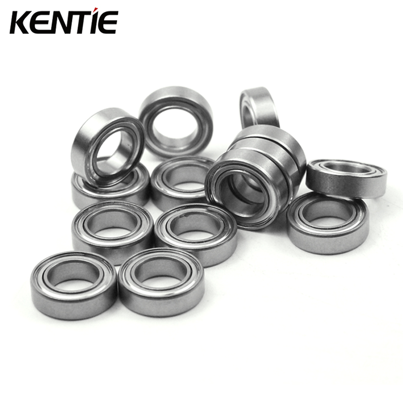 20pcs Metal Open Ball Bearing High Precision Bearing MR117 7x11x2.5 mm