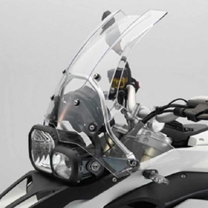 Motorbike Double Bubble WindScreen Windshield Wind Deflectors Motorcycle screen Airflow Fit For Kawasaki Ninja 650 ER6F 12-16 Black