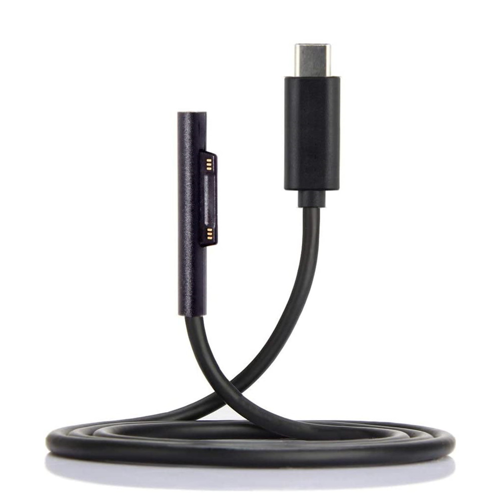 6ft поверхности подключаться к USB-C зарядный кабель 15V 3A PD зарядное устройство для Microsoft Surface Pro 3/4/5/6/7, поверхность ноутбука 1/2/3, идет книги