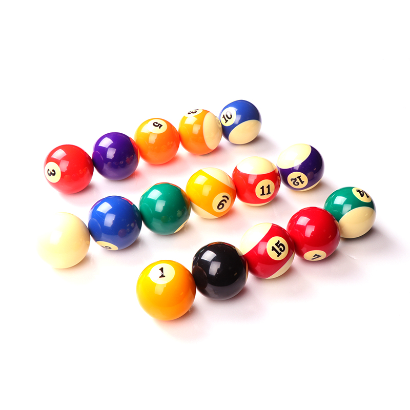 Ensemble Complet 16 Miniature Mini Piscine Billard Boules De Diamètre IY