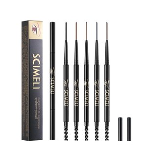 Wholesale Private Label Waterproof Double ended Eyebrow Pencil With Brush