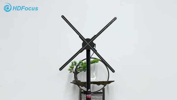 Hdfocus 65cm 3d Hologram Display Fan Projector For Advertising & Oem