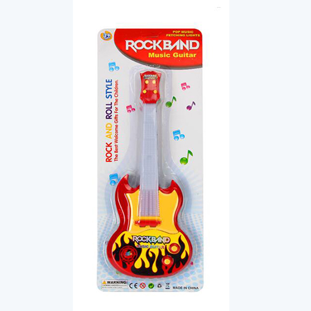 Оптовая продажа, Новое поступление, раннее обучение, интеллектуальное развитие, музыкальный инструмент, игрушка, электрическая гитара с музыкой