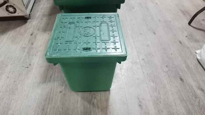 Shock-Resistant Green Square Plastic Distribution Box for Underground ...