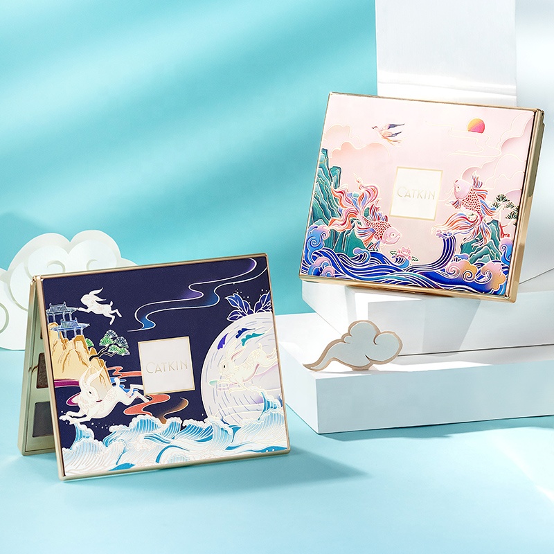 Компонентов поиска зарубежных оптовых CATKIN лунный свет 12 Цвет теней для век Пигмент палитра