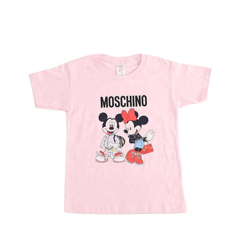 Оптовая продажа, повседневная одежда для девочек и мальчиков, Спортивная футболка для детей, брендовая Дизайнерская одежда для детей унисекс, одежда с логотипом OEM