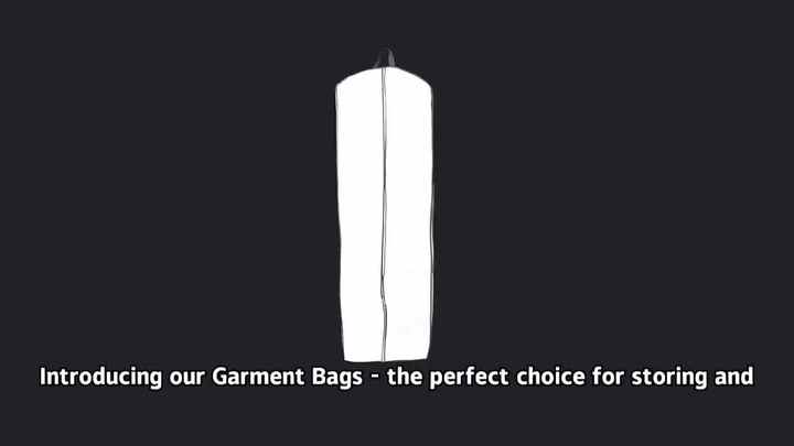 Eco-friendly Garment Dress Bag Durable Customizable