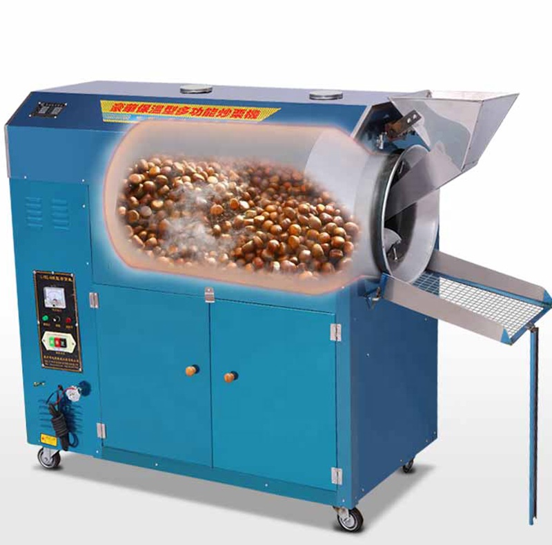 Машина для запекания сои кунжута сушеных фруктов, газовый роторный барабан, машина для обжарки арахиса, цена, Орех Кешью