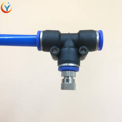 0.1-0.8mm Misting Fogging Spray Quick-connecting Sprinkler Push-in Low Pressure water fog mist Nozzle with Filter