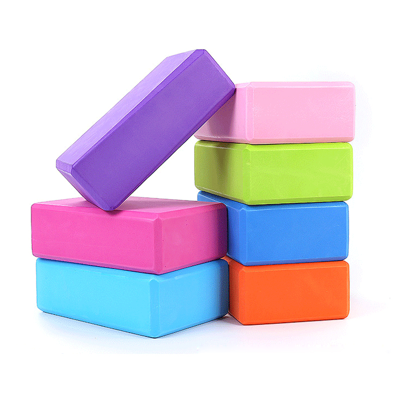 Кирпич из вспененного этилвинилацетата высокой плотности, мягкая нескользящая поверхность, кирпичи для упражнений, стабильный баланс, блок для йоги