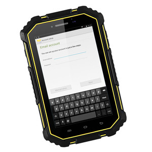 M16 7" LTE 4G industrial rugged android tablet PC IP68 Waterproof with GPS NFC car mount holder
