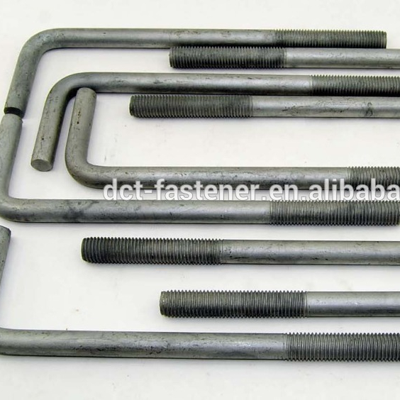 China Factory Custom L/J / U / I Shape Foundation Bolts Anchor Bolts