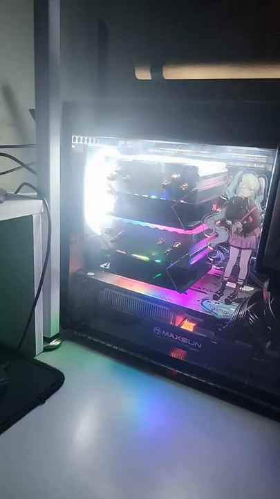 ALBOX Aluminum Mini-ITX Vertical Computer Case with Window