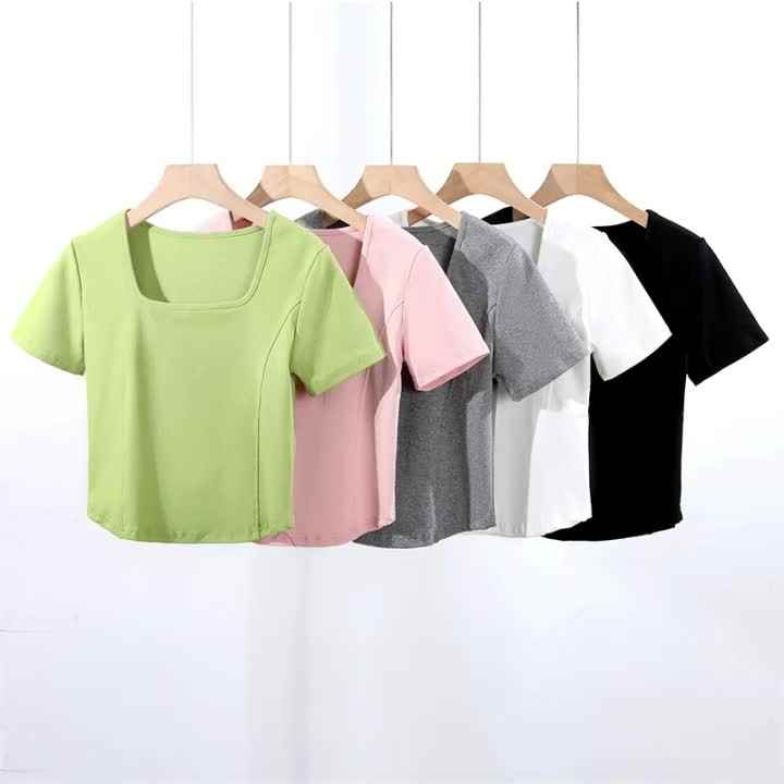 cotton spandex tops
