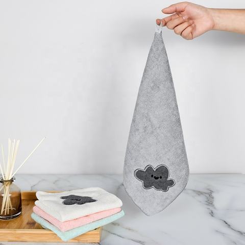 2021 hot sale 30*30cm dish towels customized kitchen colorful