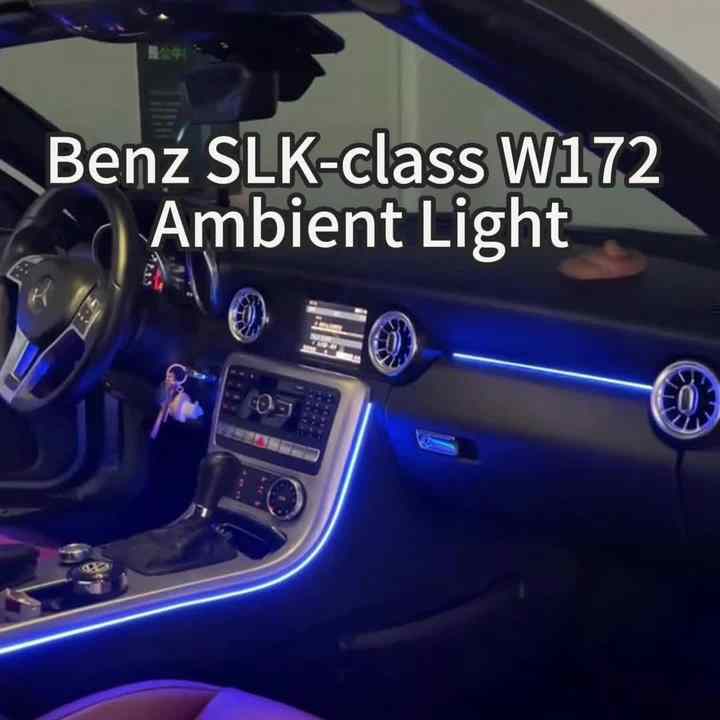メルセデス・ベンツ SLK R172 用 64色 雰囲気灯 新品 簡単取付