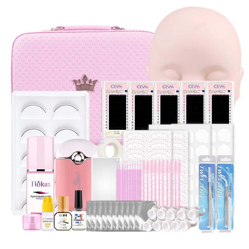 Набор профессиональных ресниц для наращивания накладные ресницы Набор для тренировок для начинающих макияж тренировка и трансплантация ресниц