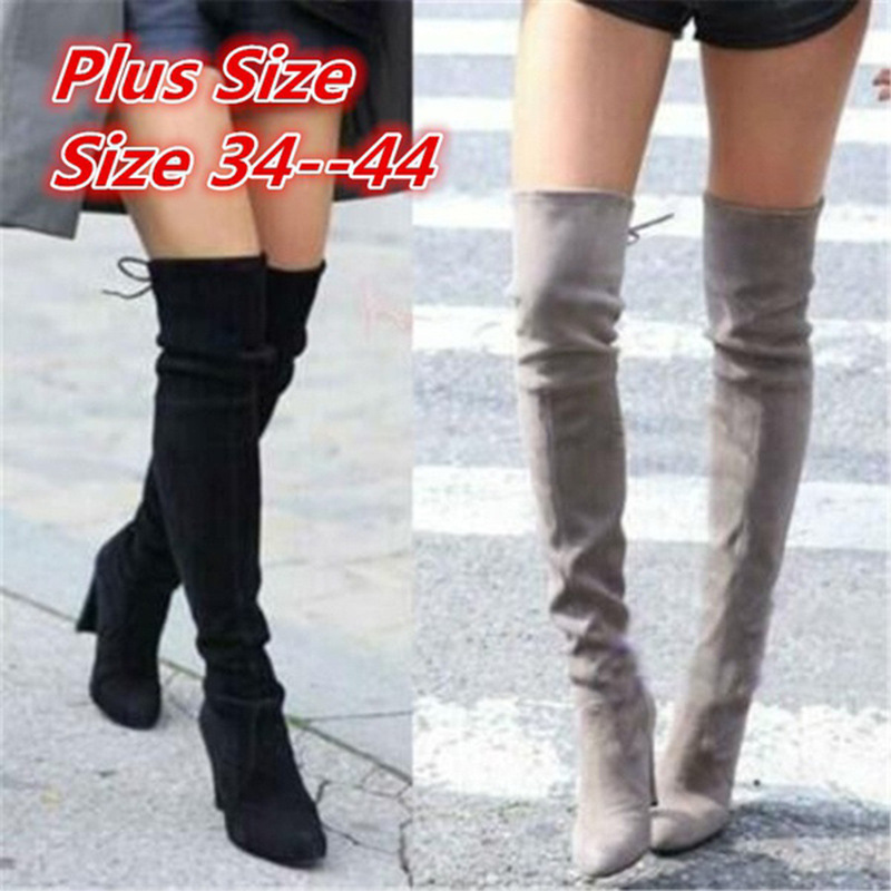 belted thigh high boots size 11