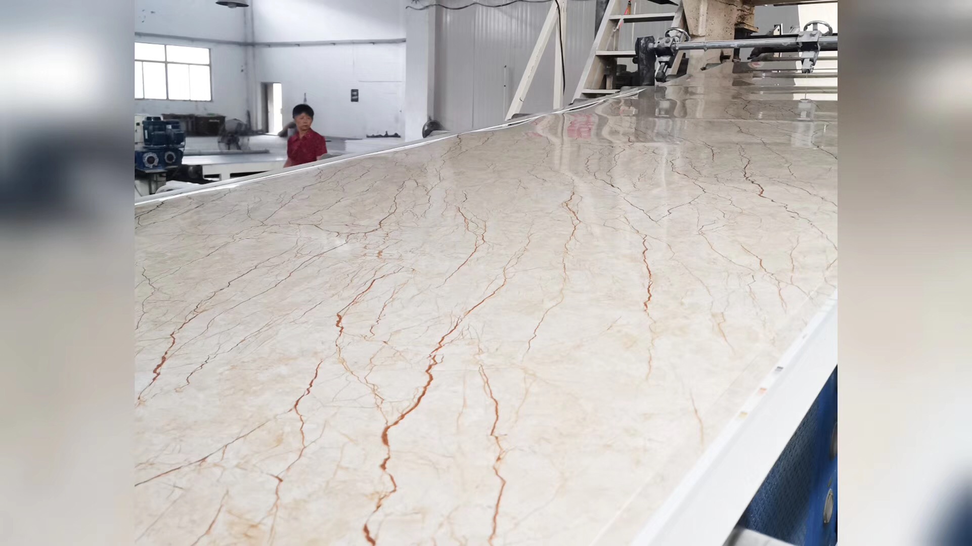 1220x2800mm PVC Marble Composite Tile Translucent Pvc Uv Sheet