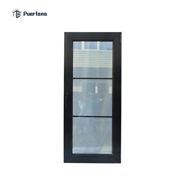 โมเดิร์นภายในสำนักงานอลูมิเนียมเคลือบผงแก้วประตูออกแบบ