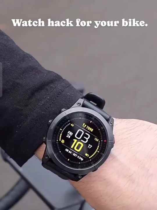 Support De Guidon Vélo Pour Garmin Fenix 3/5X/6X/7X – ABS, Livré Avec 4 élastiques, Compatible Plusieurs Tailles