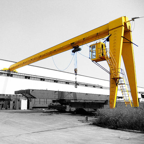 semi gantry crane, semi gantry crane direct from henan zoke