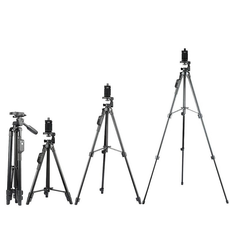 Yunteng VCT-5208 Aluminum Smartphone Travel Selfie Tripod for Mobile Phone Camera