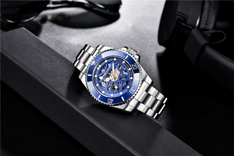 Nouveau PAGANI DESIGN Marque Hommes Montre Automatique Mécanique En Acier Inoxydable Saphir Verre 100 M Montres Étanches Reloj Hombre
