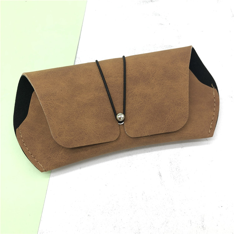 Mármore portátil Unisex Óculos De Sol Caso Óculos Caixa De Óculos Eyewear Protetor Do Caso Da Aleta de Couro Acessórios para Mulheres Dos Homens