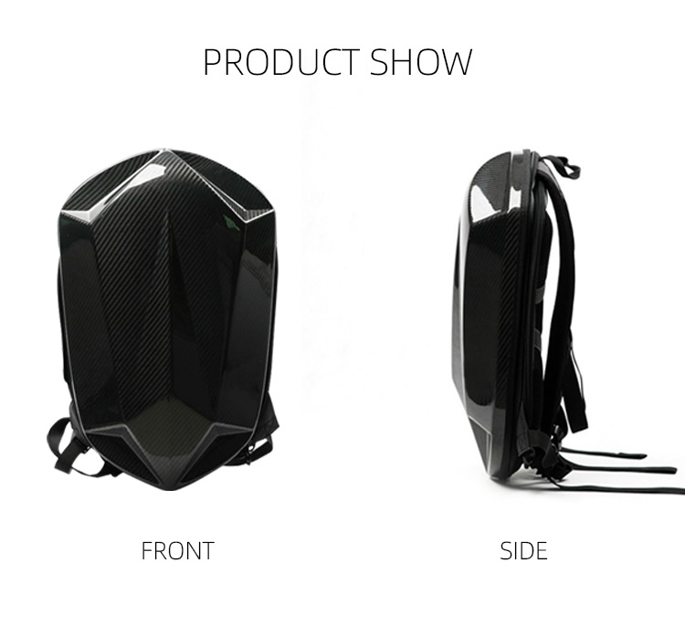 custom logo luxury smell proof carbon fiber men backpack bag for outdoor traveling with usb