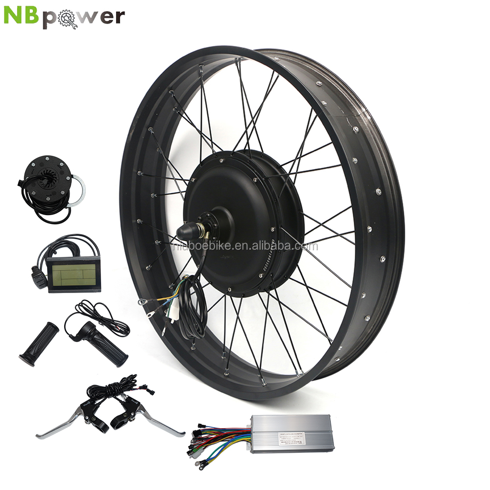 2022 48v 1500w fat bike conversion kit electric bicycle tire electric bike kit