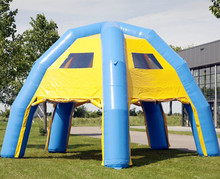 Commercial inflatable spider floating tent advertising custom logo dome tent for sale