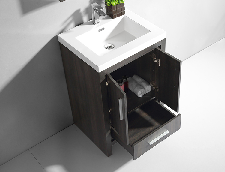 24inch free standing wooden bathroom vanity set bathroom furniture unit