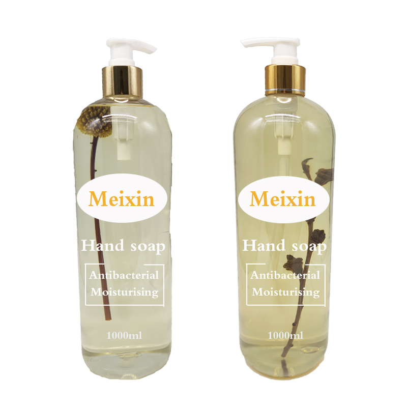 Meixin Китай производит отшелушивающее мыло для рук с цветами жидкое мытье рук 1000 мл