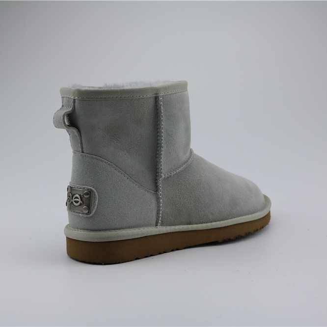 Бесплатные образцы, женская обувь из овчины, зимние женские сапоги