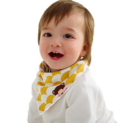 AliGan100% Baby cotton bib burp cloth Bandana Bibs stylish soft baby boy Bibs for drooling and teething