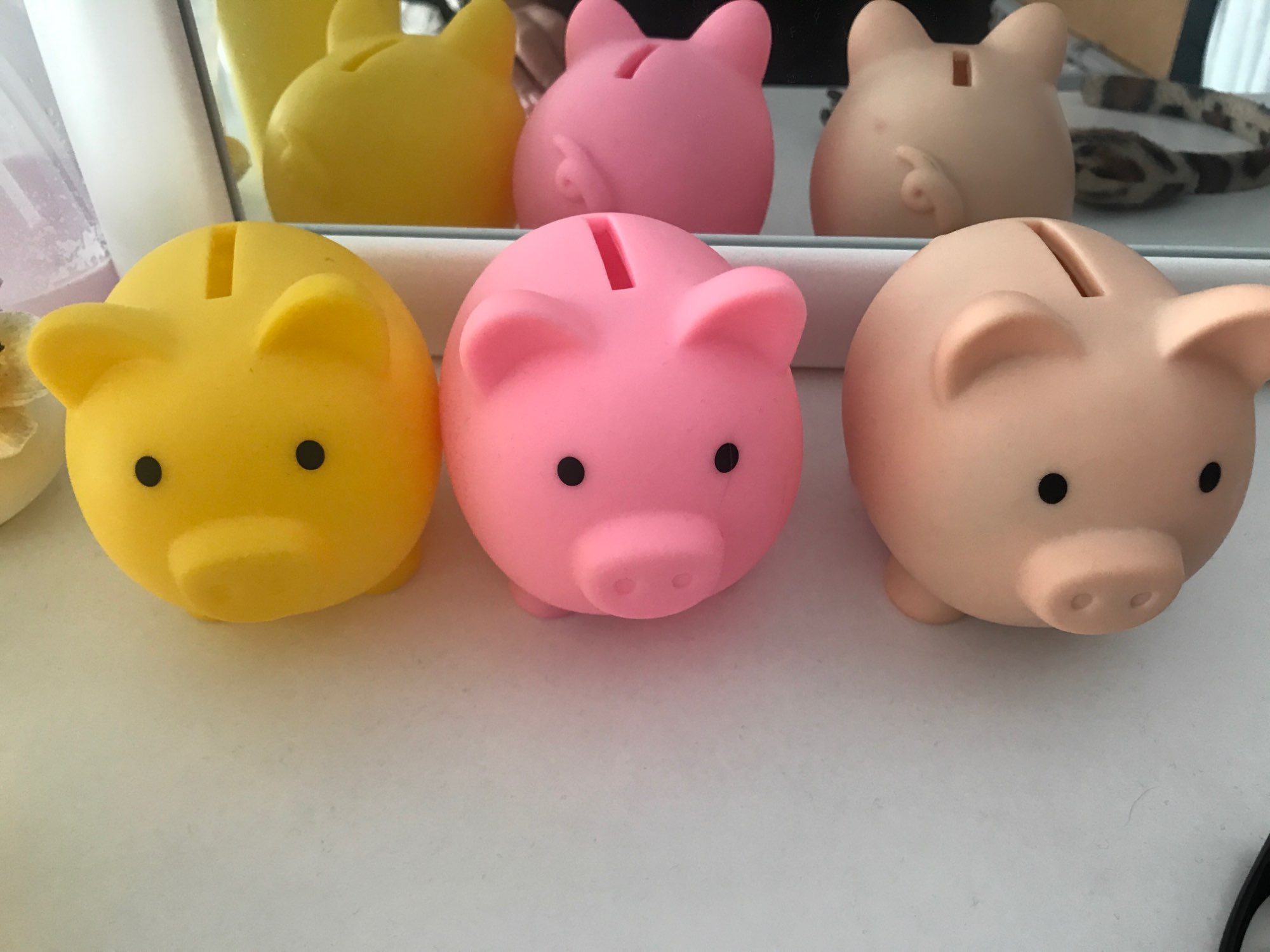 2020小存钱罐钱箱存储儿童玩具卡通家居装饰省钱盒子儿童piggy money