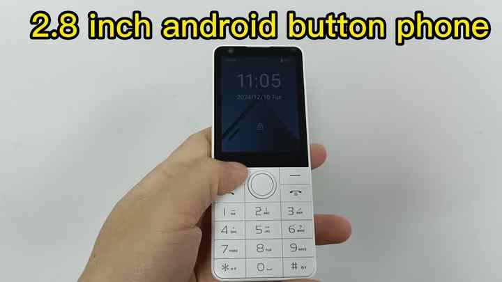 2.8 Inch 4G Android Keypad Mobile Phone with WhatsApp, Dual SIM, HD ...