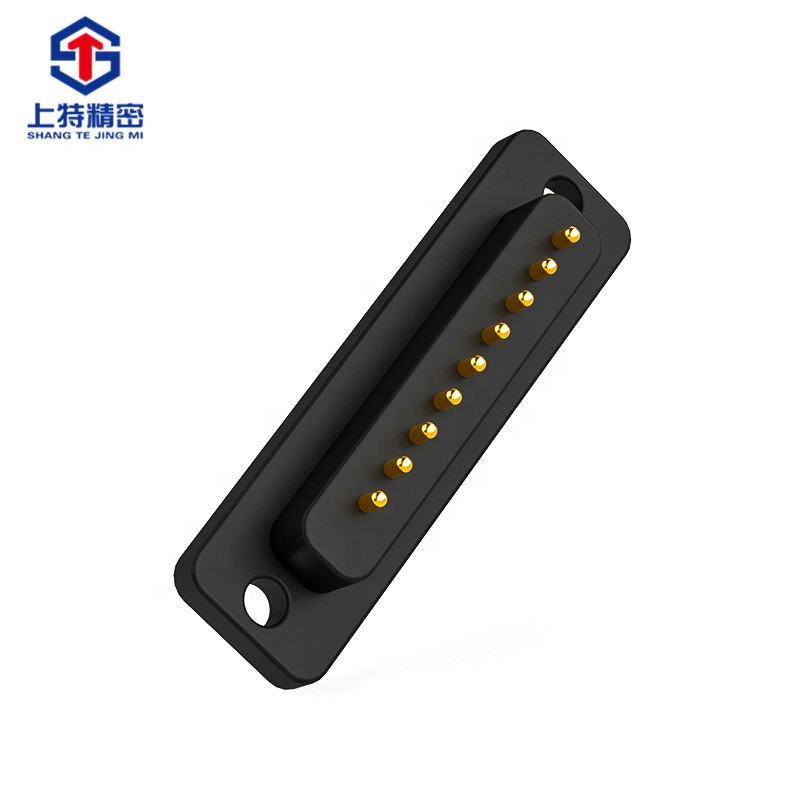 Shangte завод 9-контактный магнитный наконечник разъема Весна Pogopin точность обработки оборудования с чертежам и образцам