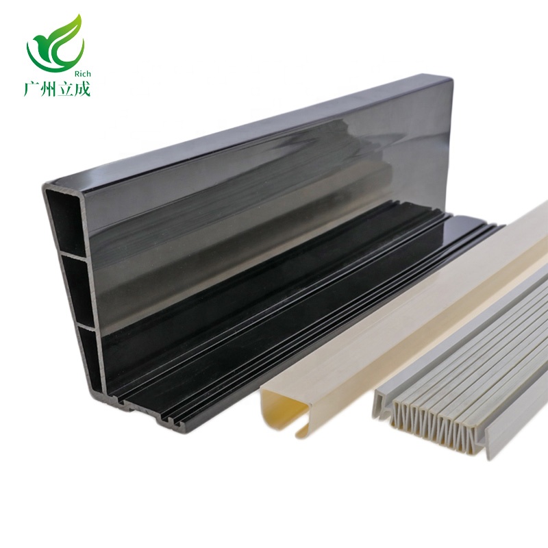 Upvc profili finestre di plastica estruso porta in pvc profilo