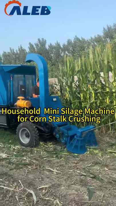 Small Silage Machine Small Farms Portable Mini Silage Chopping Machine Mini Corn Harvester ...