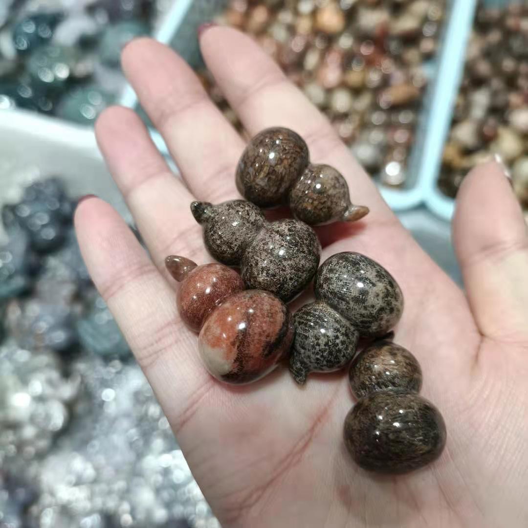 Оптовая продажа, высокое качество, хит продаж, ручная работа, хрустальные камни, коралловый нефрит, тыква для продажи