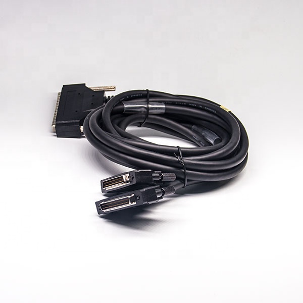 HD 62 Pin Female D-Sub Cable Mount Connector w// Plastic Cover /& Hardware DB62
